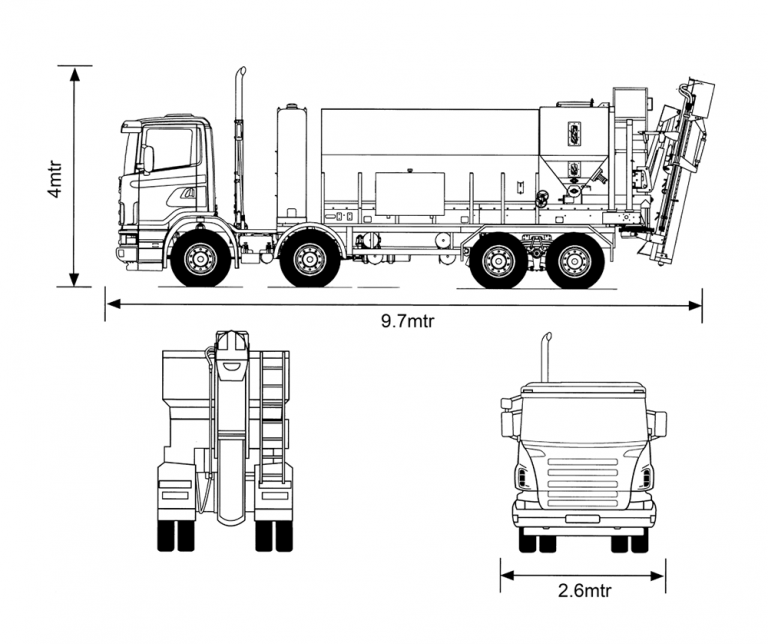 lorry diagram Beatsons Concrete