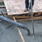 beatsons concrete being poured