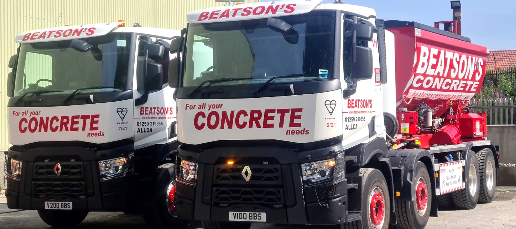 commercial concrete delivery scotland