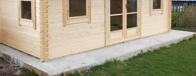 Building a Concrete Base for Your Garden Room