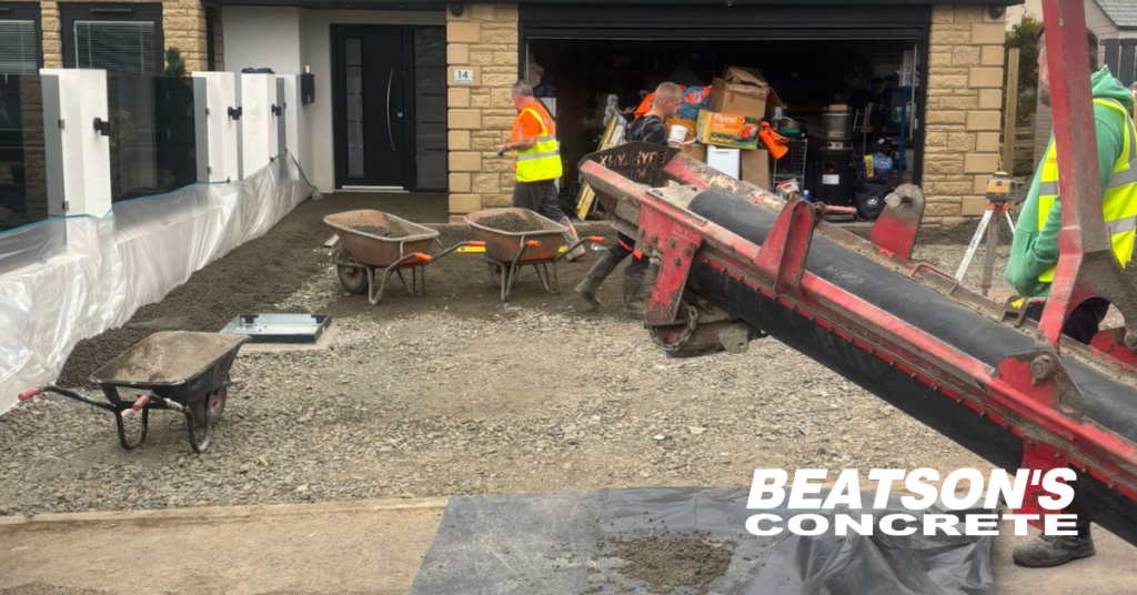 no-fines concrete as a base for a resin driveway